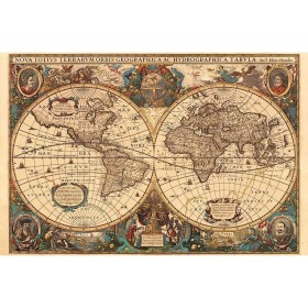 Puzzle Harta Antica A Lumii , 5000 Piese Ravensburger - 1